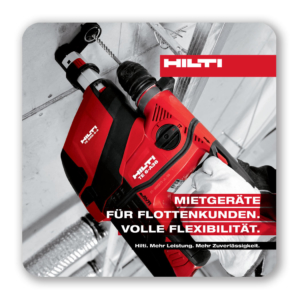 Bierdeckel für Hilti